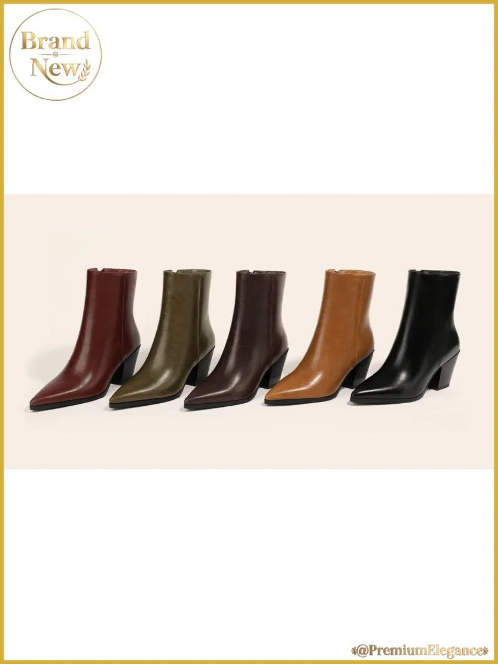 Womens Ankle Boots Chunky Low Heel Pointed Toe Heeled Booties Suede